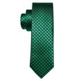 thumbnail image 4 of Barry.Wang Men's Ties Formal Stripe Necktie Set with Handkerchief Cufflink Silk Woven, 4 of 6