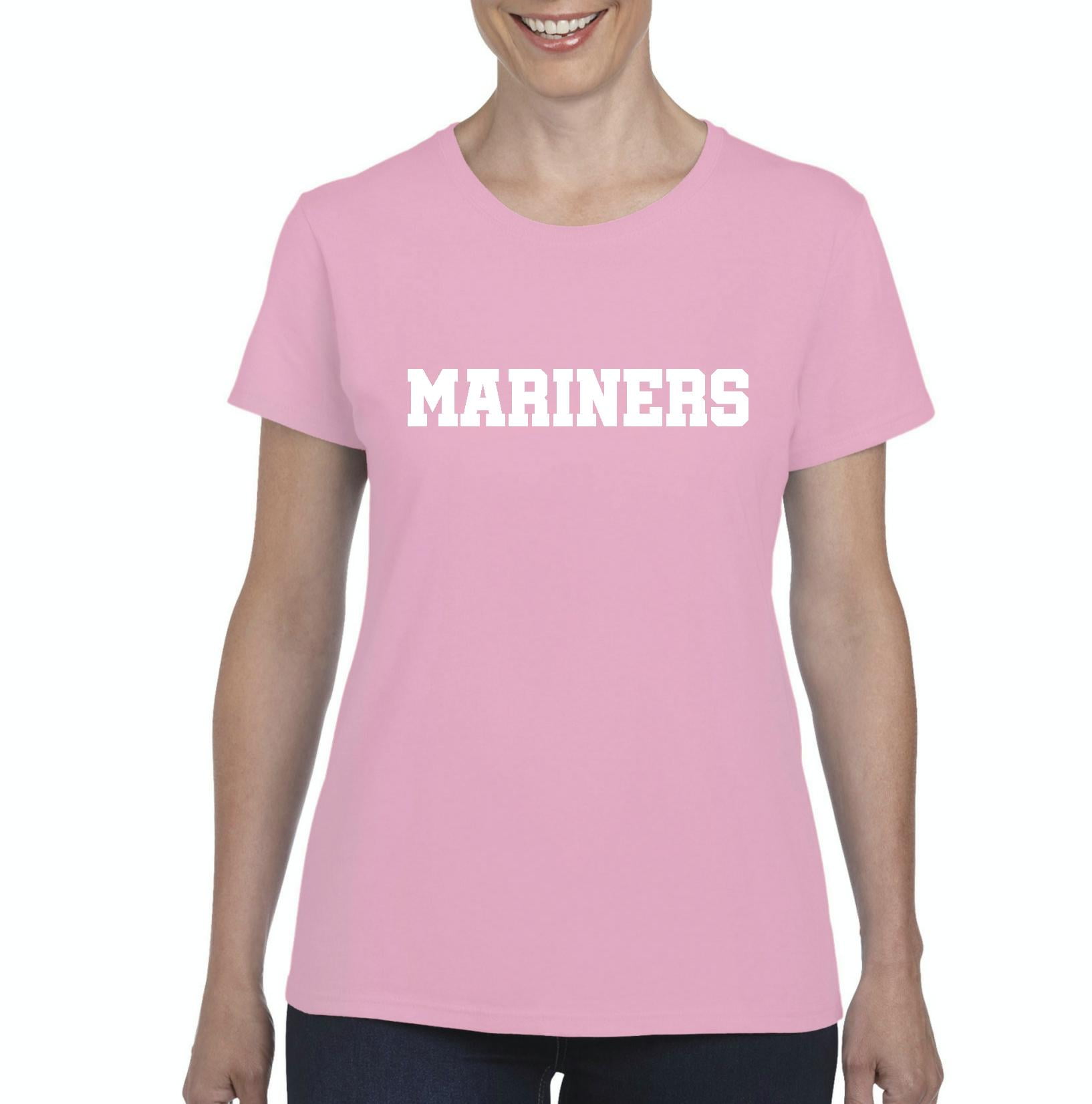 Seattle Mariners Triple Scoop Tee Shirt Women's 3XL / White