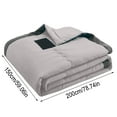 thumbnail image 1 of Cool And Comfortable Double Sided Cold Effect Blanket Cool Fiber Soft Blanket Summer Cool Conditioning Quilt, 1 of 5