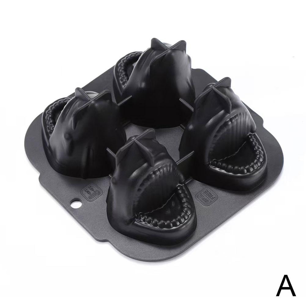 Moule à Glaçons En Silicone 3D En Forme De Requin - Démoulage Facile
