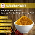 thumbnail image 7 of Habanero Pepper Ground 4oz - Premium All Natural Powder. No Additives. Hot & Spicy Rich Flavor By Amazing Chiles and Spices., 7 of 7