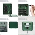 thumbnail image 2 of Repelente ultrasónico de animales con sensor de movimiento, control remoto de 4 teclas, luz estroboscópica y sonido sónico, verde, 2 of 5
