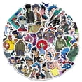 thumbnail image 1 of Paquete de pegatinas Streets Fighters Gorillaz Anime, 50 unidades, 1 of 5