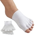 thumbnail image 1 of Gel Lined Compression Toe Separation Socks (1 Pair - 2 Count) | Toe Alignment Socks | Toe Separation Socks for Ball Foot Pain Relief, 1 of 5