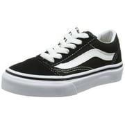 Vans VN-0W9T6BT: Kids Old Skool Black/True White Skate Sneakers (4 M US Big Kid)