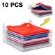 thumbnail image 1 of Organizador de armario portátil para camisas para una gestión eficiente de la ropa, almacenamiento transparente con cremallera, 1 of 8