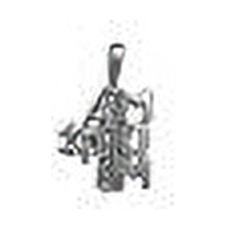 Sterling Silver Tiny #1 Mom Pendant or Charm (Number 1 Mom)