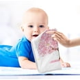 thumbnail image 4 of Cherry Blossoms Birds Baby Muslin Washcloths Soft Absorbent Face Towel, Spring Pink Flowers Burp Cloths Cotton Bath Wipes 5 PCS Infant Wash Cloth for Newborn Boys Girls 12x12 inches, 4 of 6