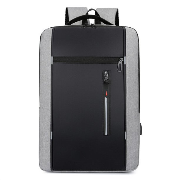 Mochila impermeable con carga USB para hombre, morral escolar para ordenador portátil, bolsa para libros, 15,6 pulgadas, novedad Fivean unisex