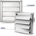 Exterior Wall Vent Hood Stainless Steel Air Vent Grille Cover A