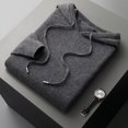 thumbnail image 1 of Suéter con capucha para hombre, suéter de punto sin costuras de color sólido, suéter con capucha, suéter con parte inferior, suéter casual para hombre, otoño e invierno, 1 of 6