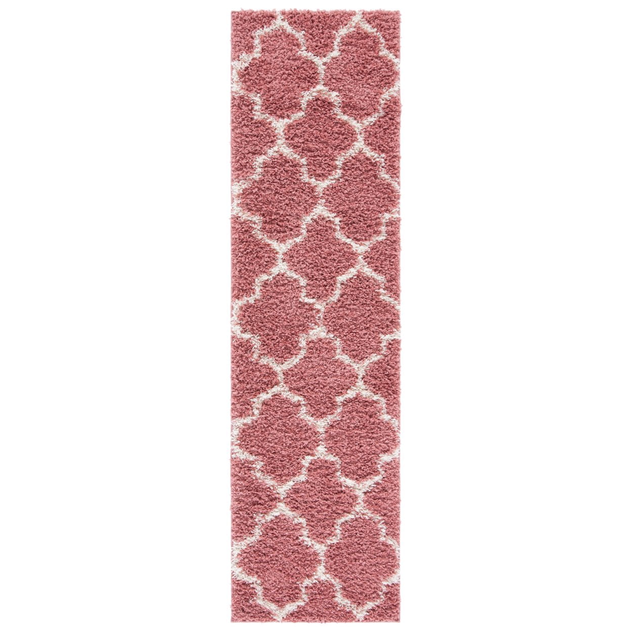 SAFAVIEH Venus Shag Waverly Trellis Area Rug, Pink/Ivory, 5'3" x 7'6"