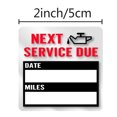 thumbnail image 5 of 100pcs/roll Oil Change/Service Reminder Stickers Window Sticker Car Sticker, 5 of 5