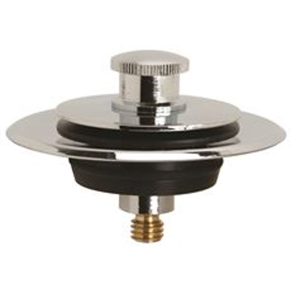 Push Pull Retrofit Bathtub Stopper, ChromePlated