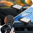 thumbnail image 6 of 12 Volt Heater For Car, 500W Car Heater 12V Windshield De-Icers 2 In 1 Fast Heating & Cooling Fans Cars Defogger Plug In Cigarette Lighter,Automobile Interior Heaters, 6 of 9