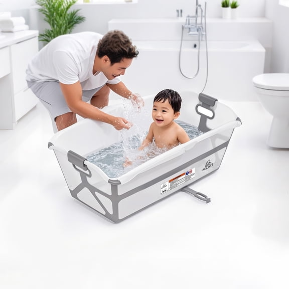 Children's bathtub, foldable bathing tub, foldable sink, foldable laundry basket, storage box, organizer box