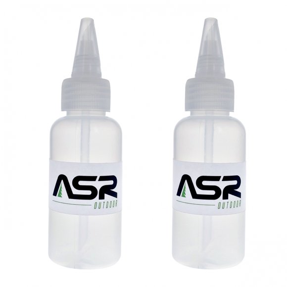 (2 Pack) ASR Outdoor 4oz Snuffer Gold Panning Snifter Bottle Squeeze Nozzle