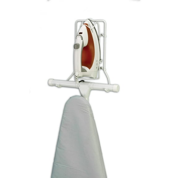 Panacea Iron and Ironing Board Holder, White