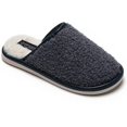 thumbnail image 5 of Seranoma Emma Womens House Plush Breathable Lined Memory Foam Anti Slip Slippers Navy, 5 of 7