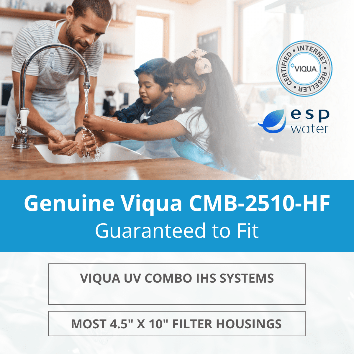 Viqua CMB-2510-HF Sediment Filter 20-Micron Cartridge 4.5 x 10 Inches for Integrated UV Systems