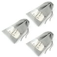 thumbnail image 4 of 3Pcs Non-Woven Dust-proof Shoes , Storage Bag, Travel Women Daily For Men M Size Without Print, 4 of 8