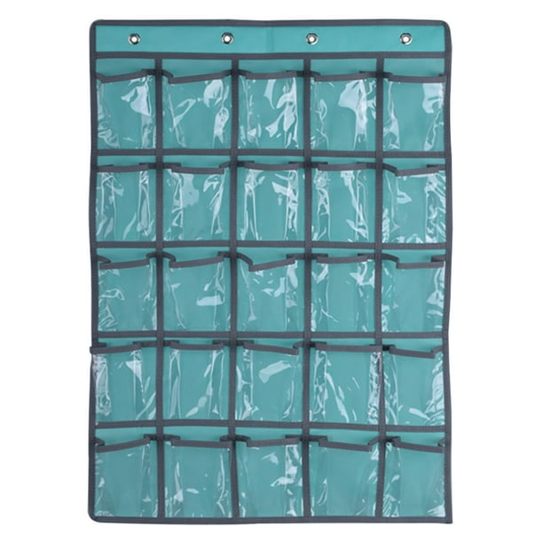 25 Clear Pockets Classroom Pocket Chart For Teacher Cell Phones Holder