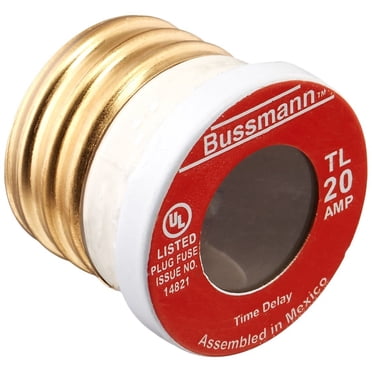Bussman T-30 Dual-Element Time-Delay Edison Base Fuse 125-Volt, 30-Amp