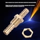 thumbnail image 5 of Adaptador de conector de acoplador de púas Sailing para manguera de mamparo de latón 8 mm Juego de 2, 5 of 9