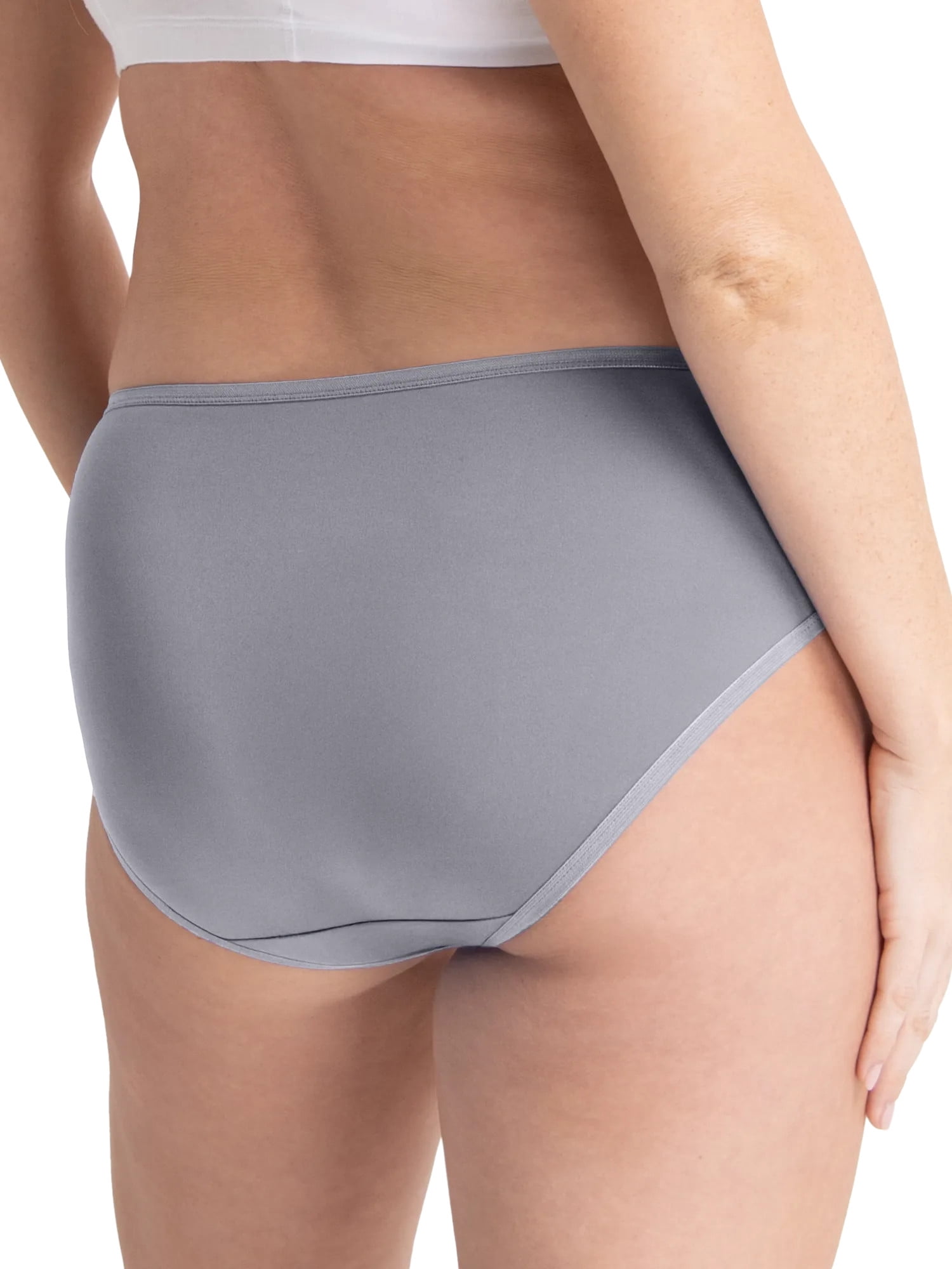 Fruit of the Loom Women's Microfiber Underwear, Smooth No Panty Lines, 6-Pack, Sizes S-3XL