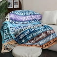 thumbnail image 4 of 6 Year Anniversary Traditional Gifts for Her Him, 6th for Her, 6 Year Iron Anniversary Wedding Gift, Happy Anniversary Blanket Decorations Present for Women Men Couple, 4 of 6