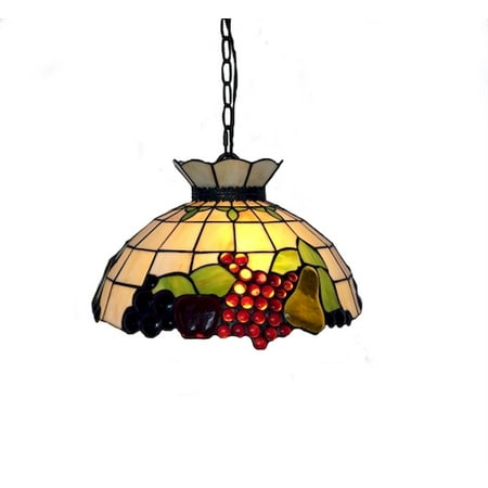 

Tiffany Style Fruits Hanging Lamp