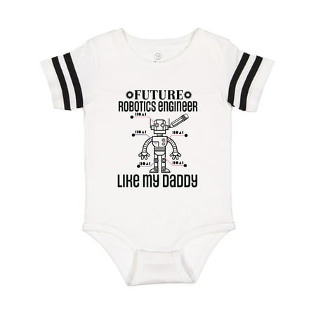

Inktastic Future Robotics Engineer Like Daddy Gift Baby Boy or Baby Girl Bodysuit