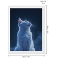 thumbnail image 2 of Diamond Art Kits for Adults, White Cat Night Sky Stars 5D Diamond Painting Kits for Adults Beginners, DIY Full Drill Diamond Painting, Gem Art and Crafts 12x16, 2 of 7