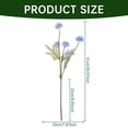 thumbnail image 2 of Blue Flowers, Faux Silk Mini Chrysanthemum Stems, 1PC Fake Mums Artificial Flowers for DIY Wedding Centerpieces Arrangements and Floral Crafts, 2 of 8