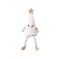thumbnail image 2 of Plush Christmas Tree Figurine, White Finish, Soft Dangling Legs Tabletop Ornament for Mantel, Shelf, Desk or Holiday Gift, 2 of 7