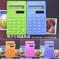 thumbnail image 4 of Candy Color 8 Digits Pocket Mini Electronic Calculator for Students School Office Supply-Dark Blue, 4 of 4