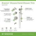 thumbnail image 2 of Symmons 589615Trm Braston Tub And Shower Trim Package - Chrome, 2 of 5