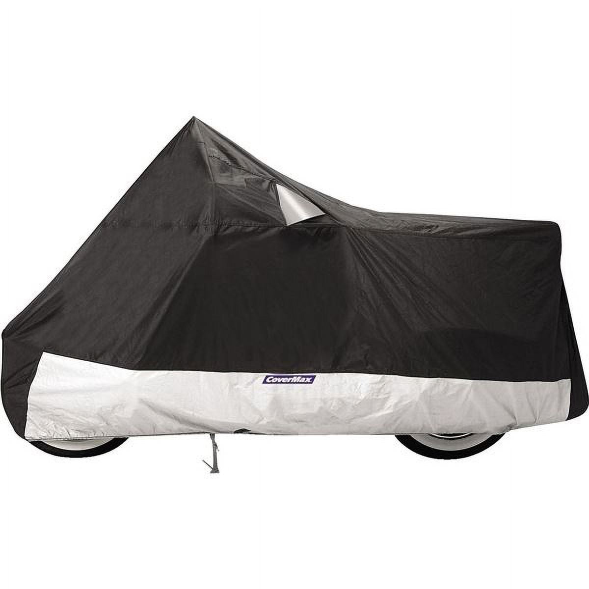 CoverMax Deluxe Motorcycle Cover - Large/Black BSD-100
