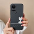 thumbnail image 1 of Cases For Oppo Reno 10 Pro 5G Heart Butterfly Full Protection Soft Liquid Silicone Black Phone Cover For Oppo Reno10Pro Funda TYB7 OPPO Reno 10 Pro, 1 of 6