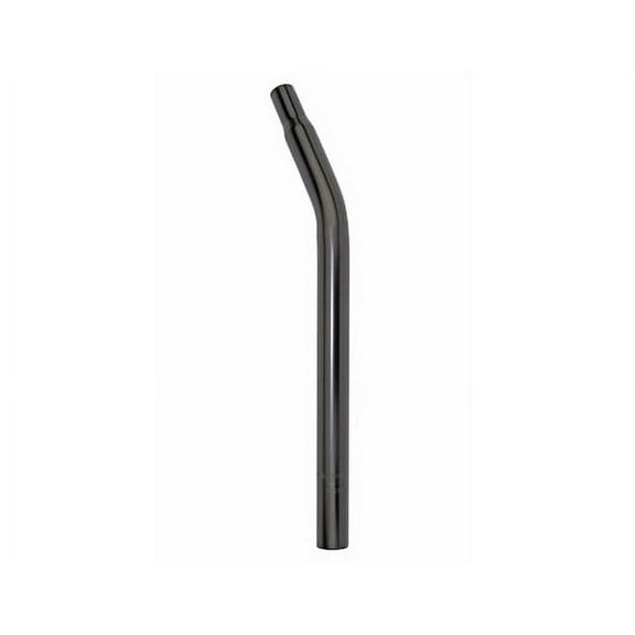 Alta Lay-Back Steel Seatpost W/O Support Steel Black (27.2mm)