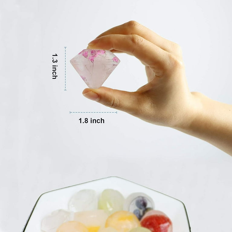 Ice Molds 1.3 Inch, Small Ice Cube Trays, Make 9 Giant Cute Ice