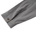 thumbnail image 3 of AZoiNM Men's 3/4 Sleeve Henley Shirt Smart Casual Slim Fit Button Collar Moisture-Wicking Urban Fashion Top for Spring and Fall, 3 of 9