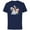 Navy, variant on Disney Winnie the Pooh Hundred Acre Wood Birthday - Short Sleeve Cotton T-Shirt for Adults - Customized-Black
