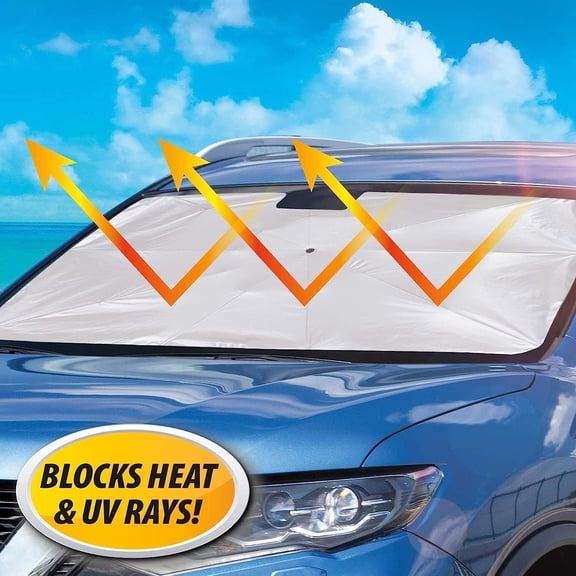 Car Interior Windshield Sunshade Large 55"x31", Car SUV Truck Sunshade Umbrella, Patented Design