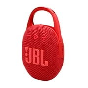 JBL Clip 5 Bluetooth Speaker and divvi! Protective Case Bundle - Red