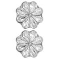 thumbnail image 3 of Miangastore 1 Pair Of Flower Shirt Buttons Sleeve Cufflinks Fashionable Buttons Rhinestone Embellished Alloy Cufflinks Flower Modeling Shirt Cufflinks, 3 of 8