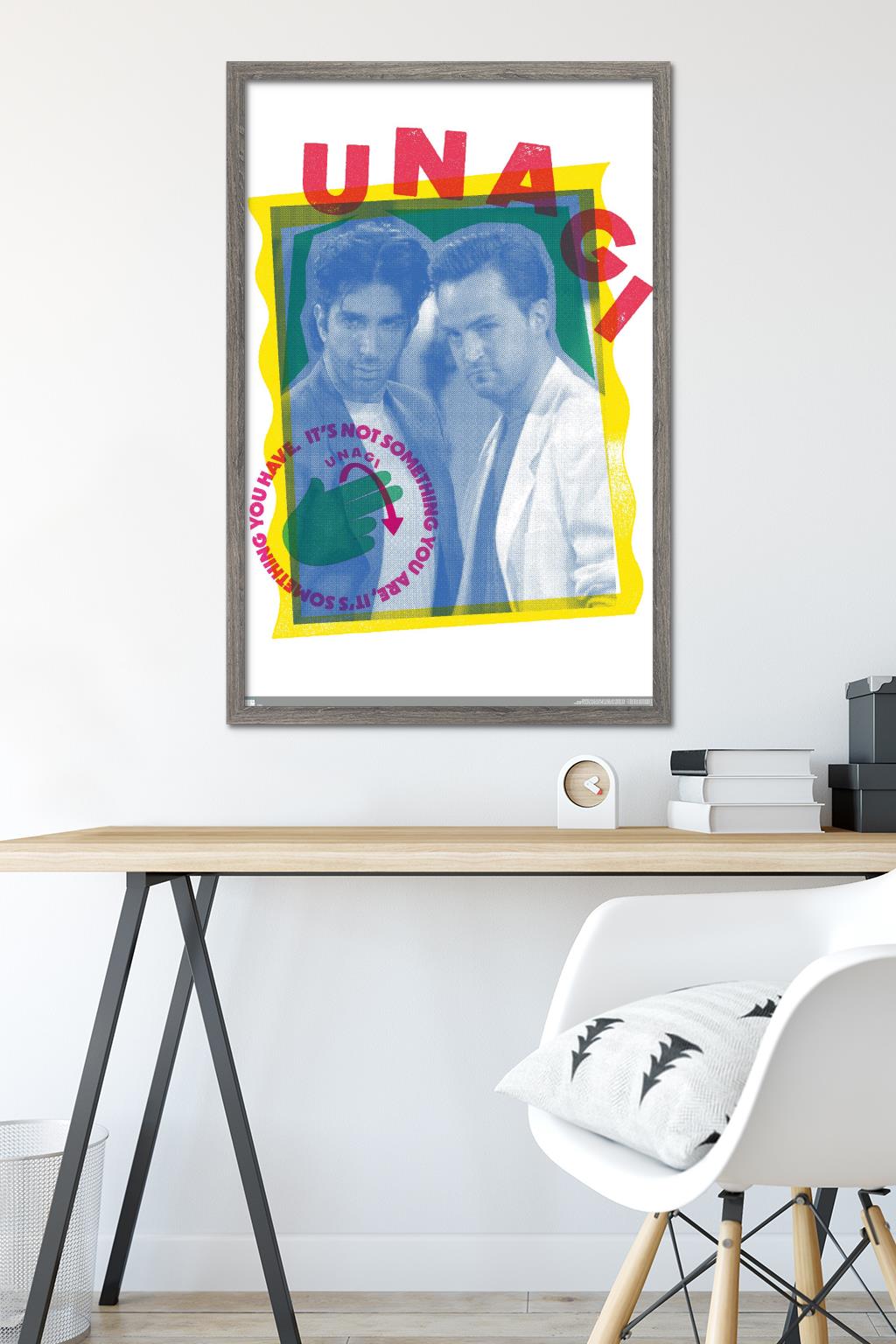 Friends - Unagi Wall Poster, 22.375" x 34" Framed