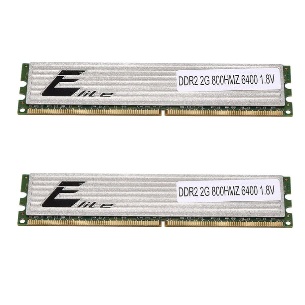 Memoria RAM DDR2 2x 2GB 800MHZ PC2 6400 240 Pines YONGSHENG