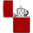 thumbnail image 7 of Zippo Lighter - Personalized Message Engraved on Backside Unique Colored Windproof Lighter (Metallic Red #49475), 7 of 7