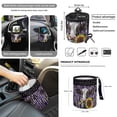 thumbnail image 4 of Xoenoiee Cow Sunflower American Flag Print Car Front Seat Covers 12Pcs Set with Steering Wheel &Seat Belt Cover Car Trash Can Armrest Cover Air Vent Bag Rear View Mirror Cover Cup Coasters Kychain, 4 of 7
